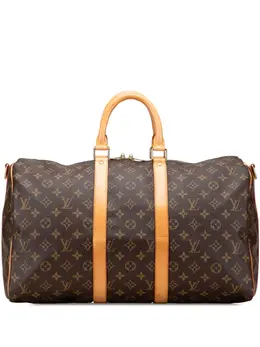 Louis Vuitton Pre-Owned: Коричневая дорожная сумка 
