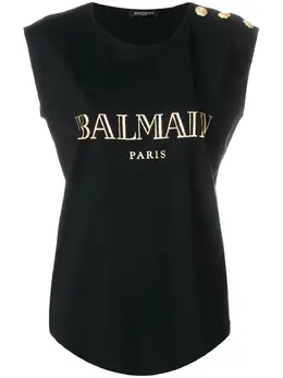 Balmain: Летняя майка 