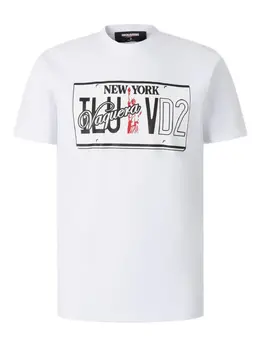 DSQUARED2: Футболка с принтом 