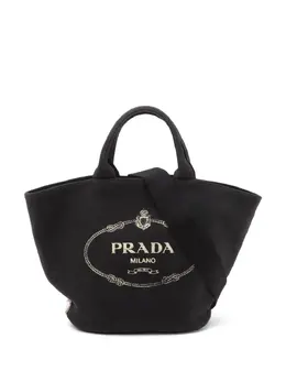 Prada Pre-Owned: Сумка с принтом 