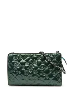 CHANEL Pre-Owned: Зелёная сумка 