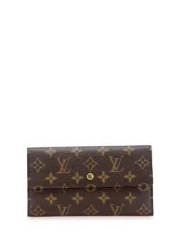 Louis Vuitton Pre-Owned: Коричневый кошелёк 
