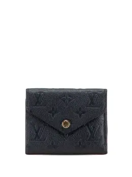 Louis Vuitton Pre-Owned: Чёрный кошелёк 