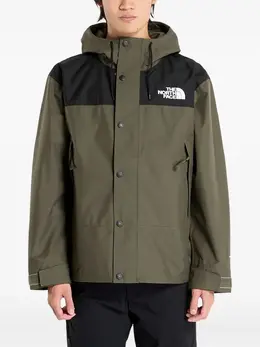 The North Face: Зелёная куртка  Logo