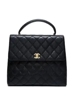 CHANEL Pre-Owned: Чёрная сумка 