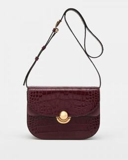 FURLA: Бордовая сумка 