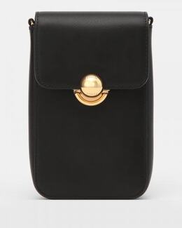 FURLA: Чёрная сумка 