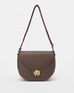 FURLA: Коричневая сумка 
