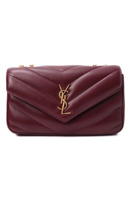 Saint Laurent: Бордовая сумка  Loulou