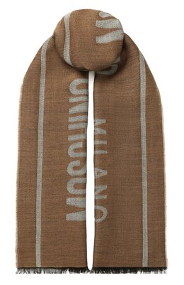 Moschino: Коричневый шарф 