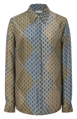 Dries Van Noten: Шёлковая рубашка 