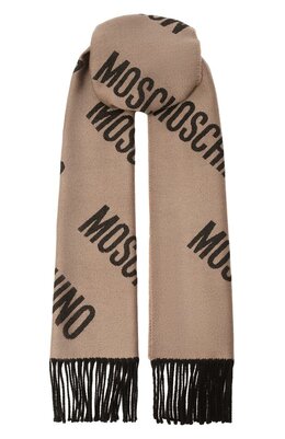 Moschino: Бежевый шарф 