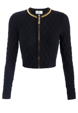 ELISABETTA FRANCHI: Чёрный жакет 