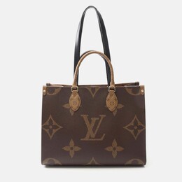 Louis Vuitton: Коричневая сумка-шоппер 