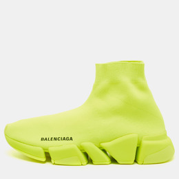 Balenciaga: Жёлтые кроссовки  Speed.2