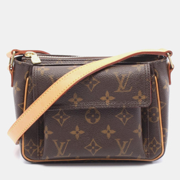 Louis Vuitton: Коричневая сумка 
