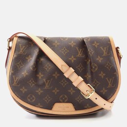 Louis Vuitton: Коричневая сумка 