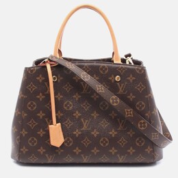 Louis Vuitton: Коричневі сумки  Montaigne