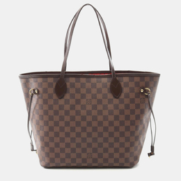 Louis Vuitton: Коричневі сумки шопери  Neverfull MM