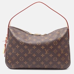 Louis Vuitton: Коричневая сумка 