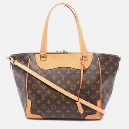 Louis Vuitton: Коричневая сумка 