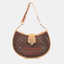 Louis Vuitton: Коричневая сумка 