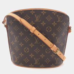 Louis Vuitton: Коричневая сумка 