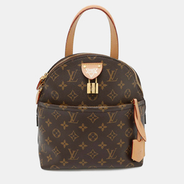 Louis Vuitton: Чёрный рюкзак 