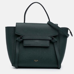 Celine: Зелёная поясная сумка 