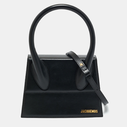 Jacquemus: Чёрная сумка на руку  Le Chiquito