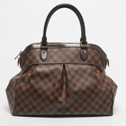Louis Vuitton: Коричневая сумка 