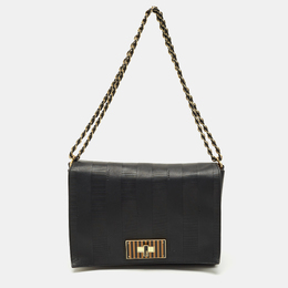 Fendi: Чёрная сумка 