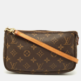 Louis Vuitton: Коричневі сумки  Pochette Accessoires