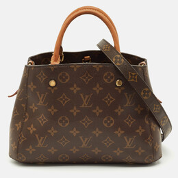 Louis Vuitton: Коричневі сумки  Montaigne