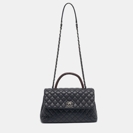 Chanel: Синяя сумка на руку 