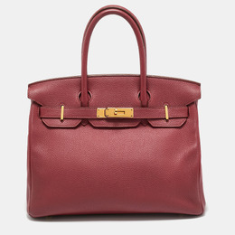 Hermes: Красная сумка  Birkin 30