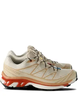 Salomon: Бежевые кроссовки 