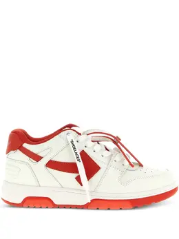 Off-White: Красные кроссовки  Out of Office