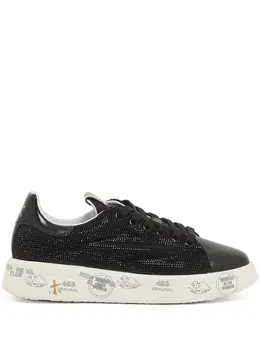 Premiata: Чёрные кроссовки 