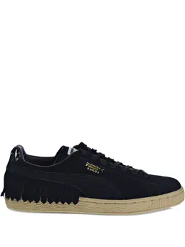 PUMA: Чёрные кроссовки  Suede