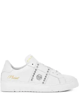 Philipp Plein: Белые кроссовки 