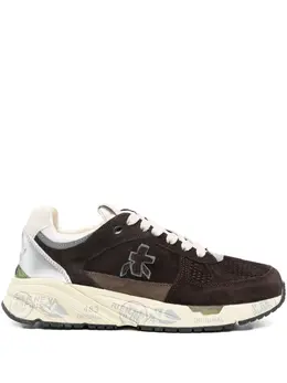 Premiata: Коричневые кроссовки  Mased
