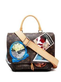 Louis Vuitton Pre-Owned: Коричневая сумка-шоппер 