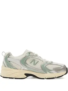 New Balance: Серебристые кроссовки  530