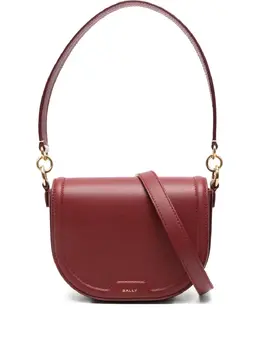 Bally: Бордовая сумка через плечо 