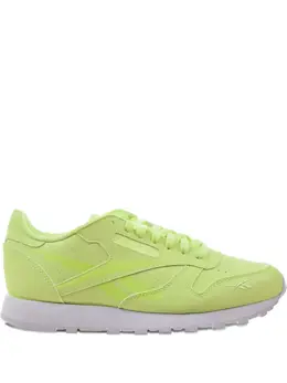Reebok: Зелёные кроссовки  Classic Leather