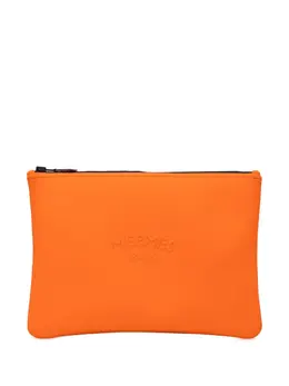 Hermès Pre-Owned: Оранжевый клатч 