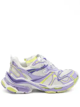 Balenciaga: Фиолетовые кроссовки  Runner