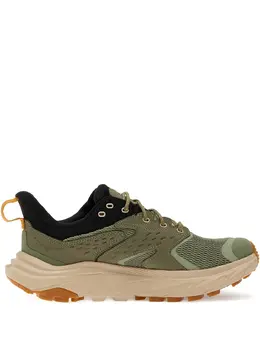HOKA: Зелёные кроссовки 