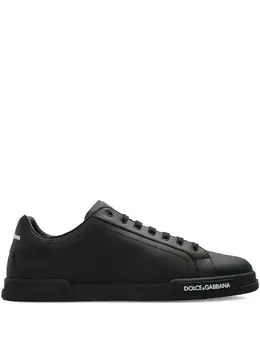 Dolce & Gabbana: Чёрные кроссовки 